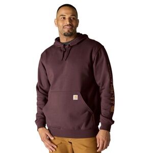 NWT Mens Carhartt Relaxed Fit Midweight Hooded Graphic Sweatshirt Size XLT NEW